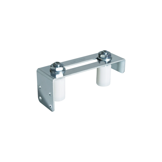 (247F) - Adjustable Guiding Plate / For sliding gates / Up to 3" / 2 Rollers / Galvanized