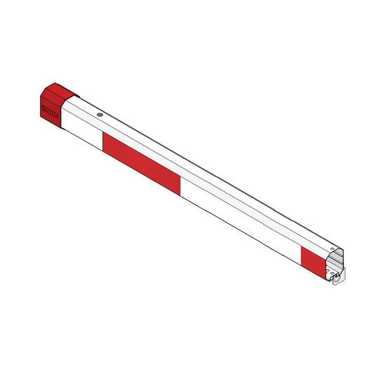 14 ft Octagonal Aluminum Arm / Compatible with Lighted Arm (Red-Green) Not Included