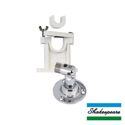 SHAKESPEARE Stainless Steel Swivel Mount Kit, 1” or 1½” Diameter Antennas or Extension Masts. Includes an 1 1/8” insert