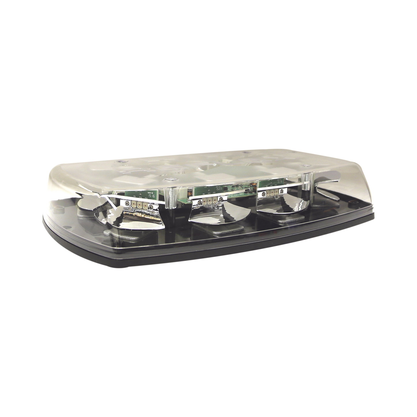LED 15" Minibar 5587 REFLEX Series amber LED color clear lens, permanent mount
