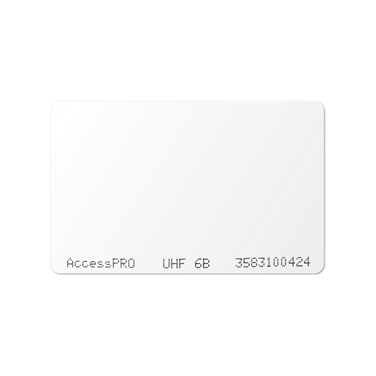 UHF Card for Long Range Readers 900 MHz /  ISO 18000 6B / Non Printable / Does Not Include Card Holder