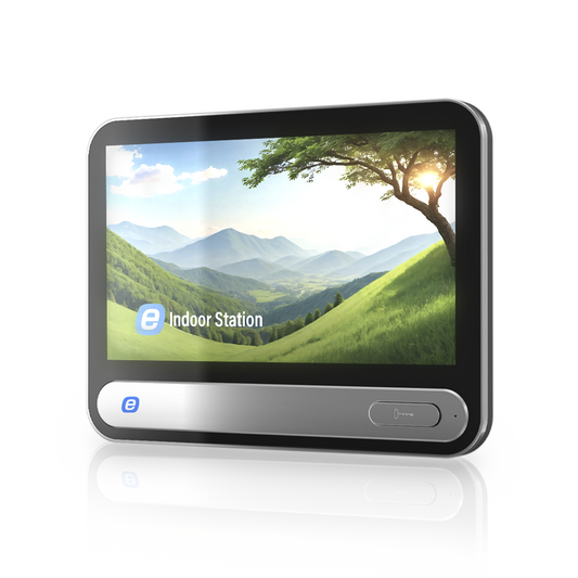 WiFi IP monitor for E Series intercom / 7" Touch Screen / PoE / Live video / Remote opening / Call between monitors / Two-way audio