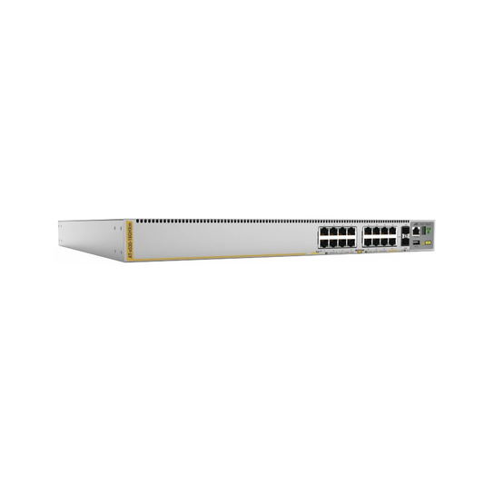 L3 Stackable Switch, 16x 100M/1/2.5/5G-T PoE++, 2x SFP+ ports and dual fixed PSU