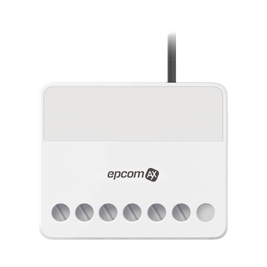 (epcom AX) Wireless Relay / 1 Alarm Input 24/7 / 1 Relay Output 0 to 36 VDC (Max. 5 A)