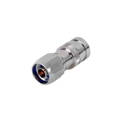Straight N Male connector, type compression for LMR-400.