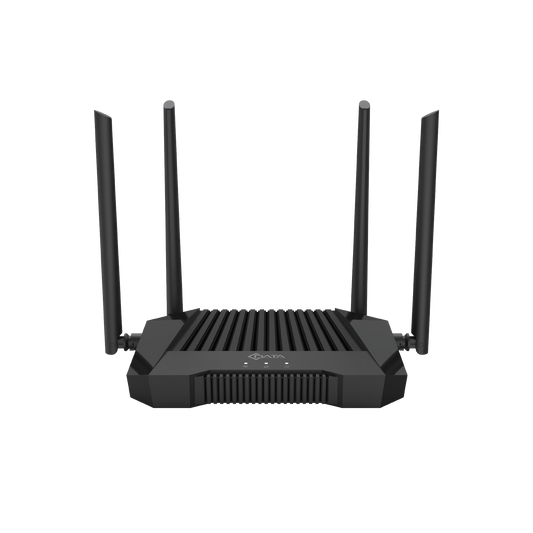 AX3000 Dual Band Gigabit Wi-Fi 6 Mesh Router 2X2 / OFDMA+MU-MIMO, 5G 2X3 omnidirectional multi-band high-gain antennas (Black Series).