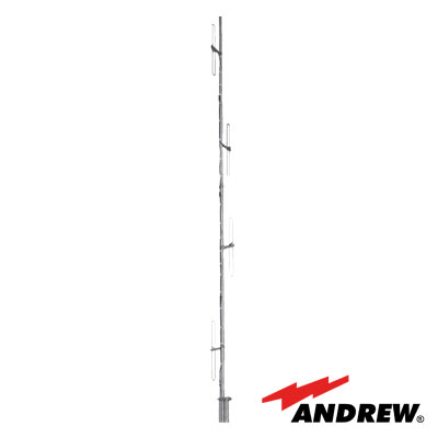Andrew Omni Exposed Dipole Antenna, 150-160 MHz, 360 deg. Horizontal Beamwidth, Fixed Electrical Tilt