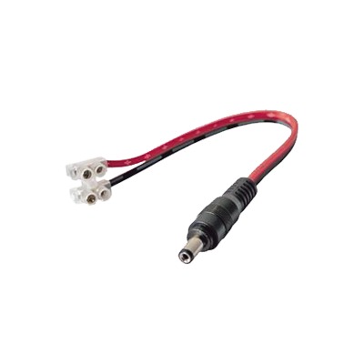 Cable with MALE CONNECTOR (Pigtail) / Power for Vcc with Free Ends / POLARIZED / Length 22cm / CALIBER 22AWG.