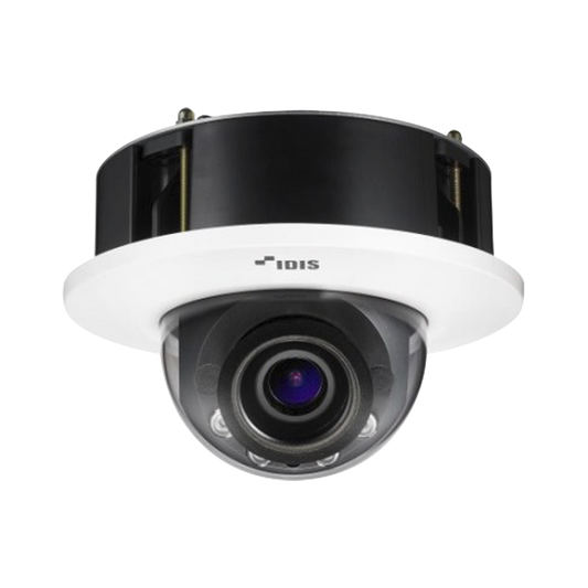 IP Camera Dome with Heater 12MP | Motorized Lens 4.5 A 10mm | Exterior | IK10 IP67 | IR 30m | Audio Input and Output | microSD Up to 256GB | Alarm Input and Output | Two-Way Audio | ICR Day and Night