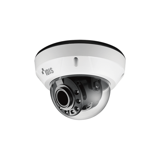 Full HD Vandal-Resistant IR Dome Camera with Heater, NDAA COMPLIANT, Motorized Vari-Focal Lens (2.8 - 12mm) / NDAA Compliant, Alarm IN/OUT, IK10/IP67, PoE, 12V DC, ONVIF