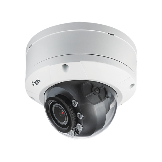 IP Camera Dome 2 Megapixel (1080p) | Vandal-Proof IK10 | Two way audio | Alarm I/O | PoE/12VDC | IR 30m | MicroSD | ICR | WDR | Motorized Vari-focal lens (f=4.4 - 10mm)