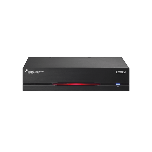 DirectIP™ 16-channel Decoder, HDMI, H.264/H.625, up to 480IPS, Throughput 50 Mbps, up to 16-ch Real-Time Display