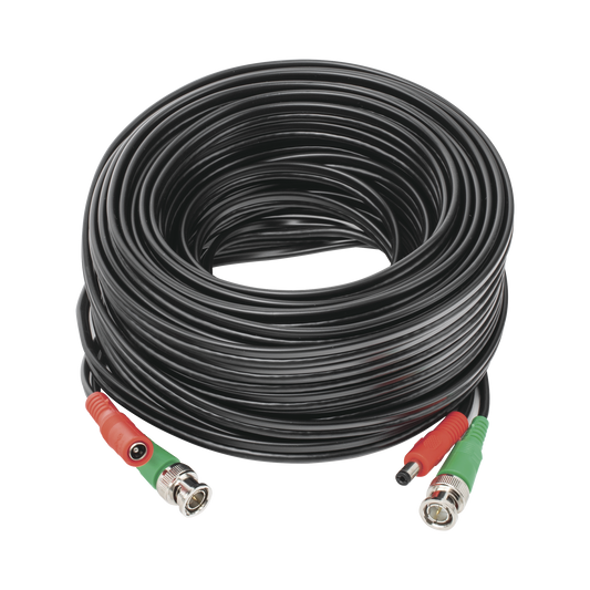 20 meters / Coaxial cable ( BNC ) + Power / 100% Copper / For 4K Cameras / Indoor use
