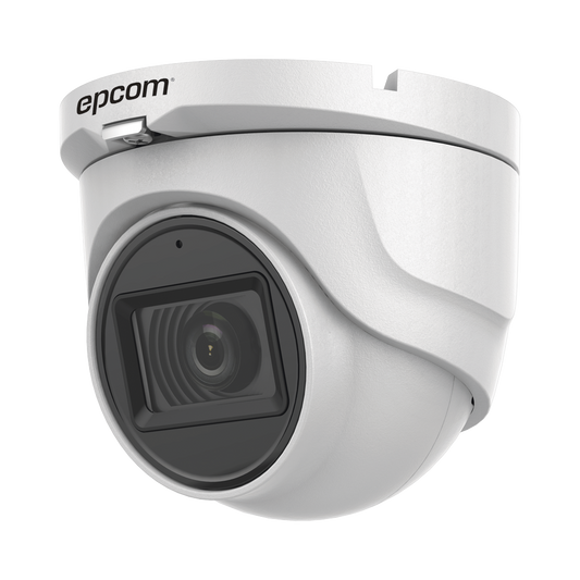 Audio by Coaxitron / Turret TURBOHD 5 Megapixels / FOV 85° / Lens 2.8 mm / 98 ft IR / Outdoor IP67 / 4 Technologies / dWDR