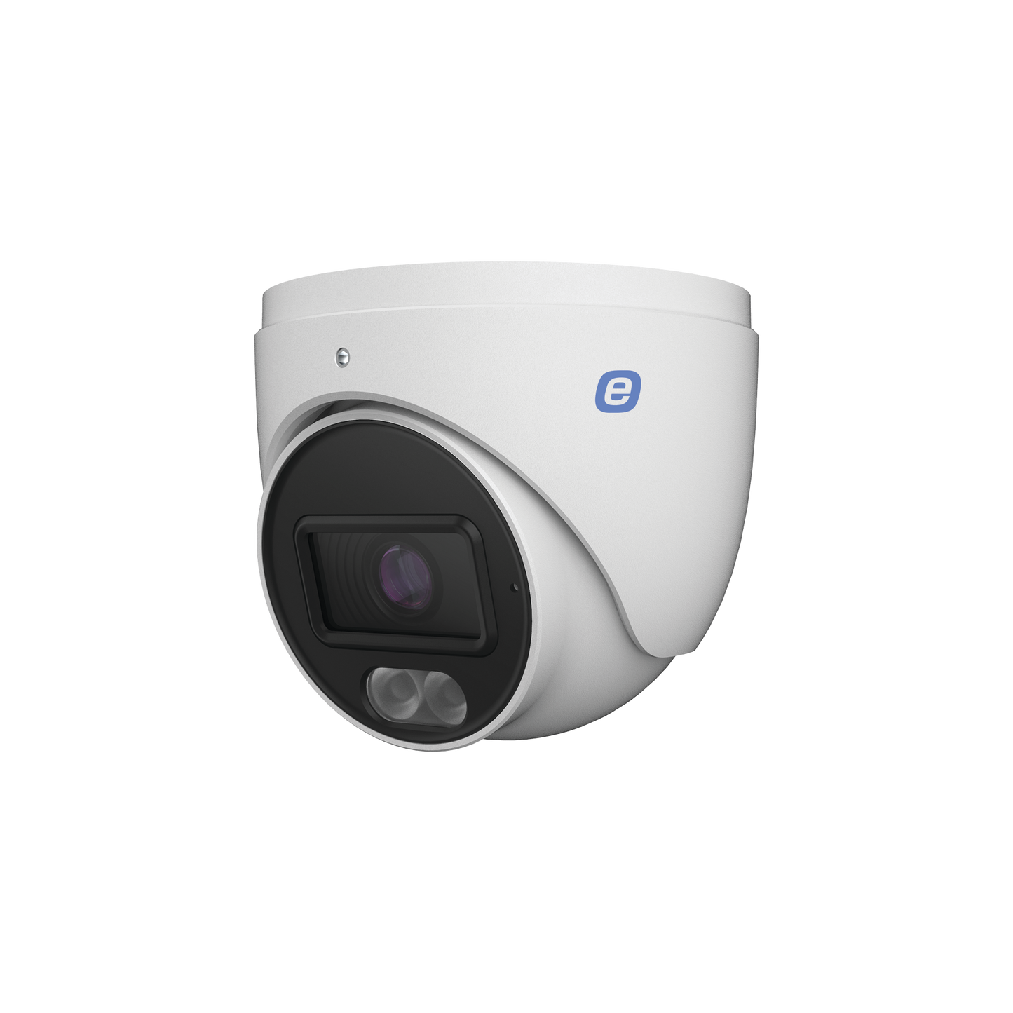 HD-TVI - Turret 2MP (1080p) / 24/7 Color Image / 98ft (30m) White Light / 2.8 mm Lens / IP67 / Metal Housing / Audio by coaxitron / Built-In Microphone