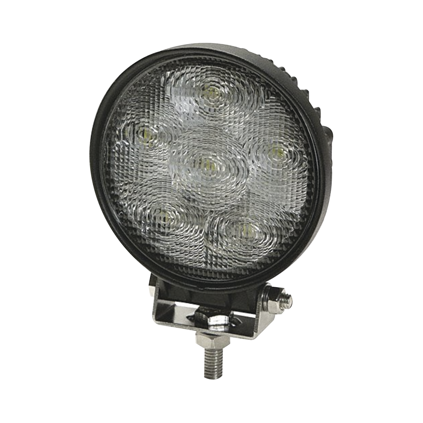 ECCO Flood Light: 700 lm Lumens - Vehicle Lighting, Round, LED, 4 in Ht - Vehicle Lighting, Pedestal