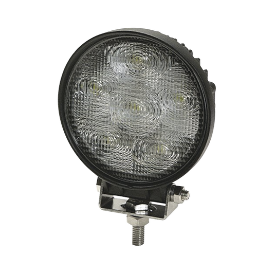 ECCO Flood Light: 700 lm Lumens - Vehicle Lighting, Round, LED, 4 in Ht - Vehicle Lighting, Pedestal