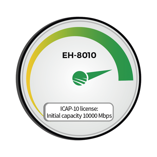 Initial capacity 10,000 Mbps (10Gbps)