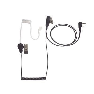 Microphone - lavalier headset with transparent acoustic tube for ICOM IC-F11/ 14/ 3021/ 3013/ 3103/ 3003/ 1100D/2100D