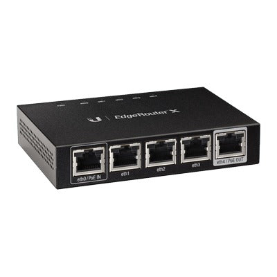 EdgeRouter X, 5-Gigabit RJ45 Ports Advanced Ethernet Router
