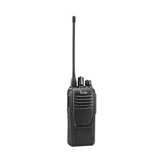 Portable Digital ICOM Transceiver, Rx-Tx: 400 - 470 MHz, type-D Trunking, Submersible IP67.