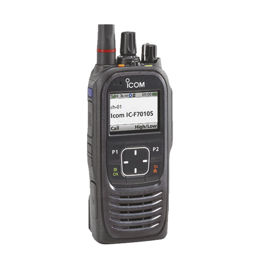 Portable UHF Simple-key type Radio, 3W, 700-800MHz, 1024 Channels, Sumbmersible IP68. Compatible with P25 Conventional and Trunking.