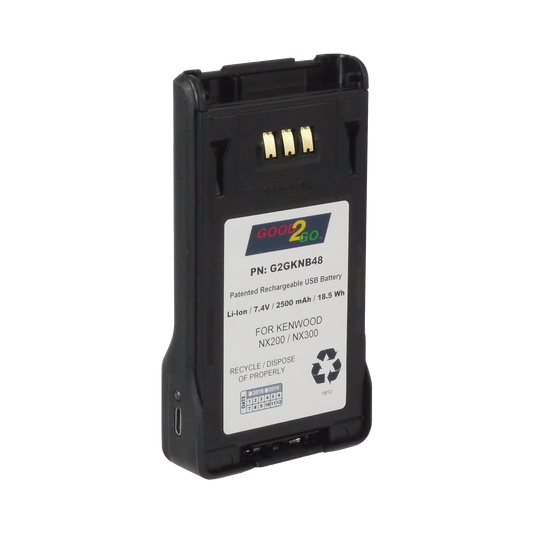 Li-Ion Battery 2000 mAh for Kenwood Radios NX200/300