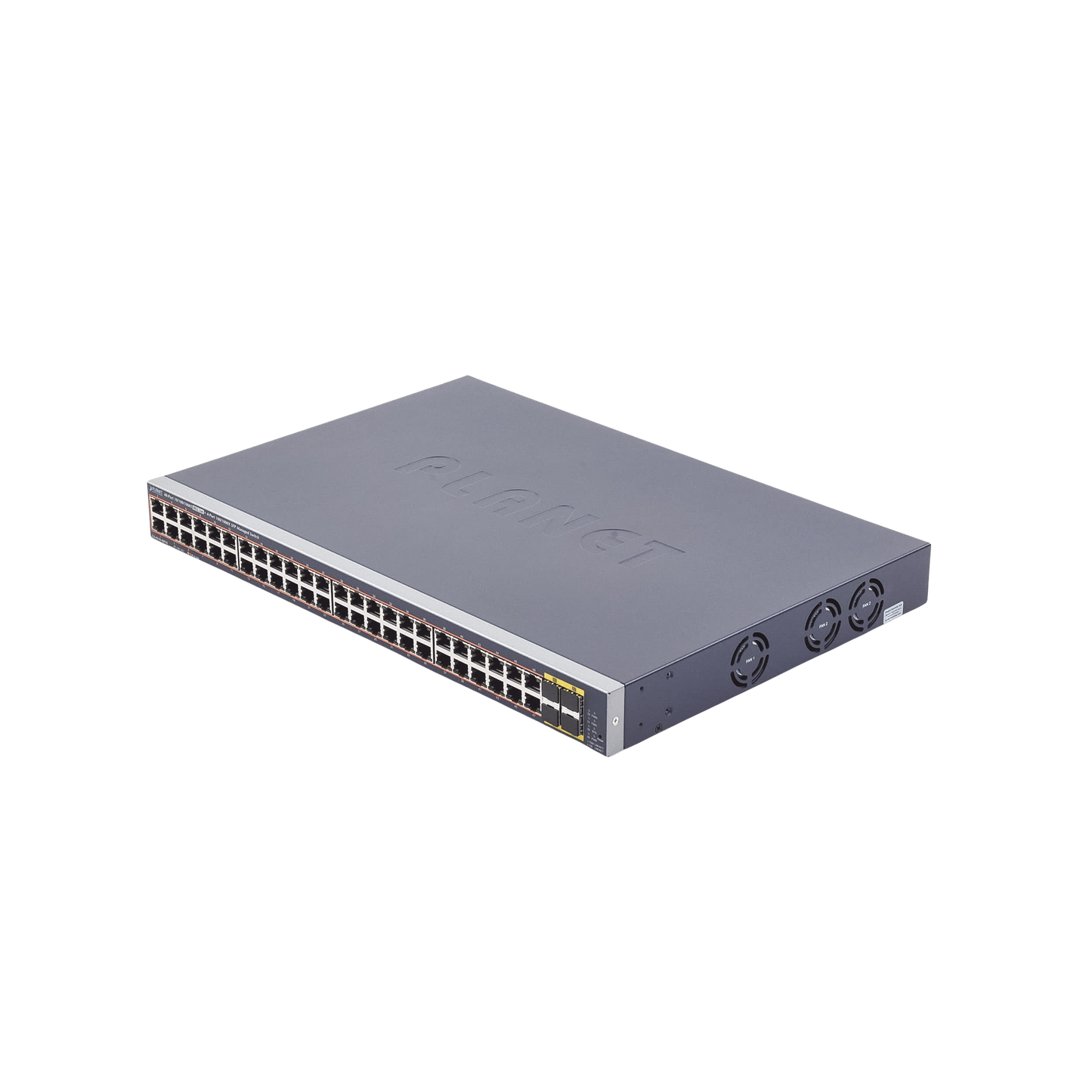 48-Port 10/100/1000T 802.3at PoE + 4-Port 100/1000BASE-X SFP Managed Switch / 440W