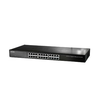 24-Port 10/100/1000 Mbps Gigabit Unmanaged Switch, With Extended Mode For Sending Data Up To 200m
