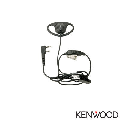 Microphone with earphone D-ring TK-2000/3000/2402/3402/2312/3312 NX-1200/1300/3220/3320/240/340