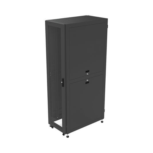 45U Professional Network Cabinet with 19" Standard Rack and Glass Door (600 mm Width x 1000 mm Depth)