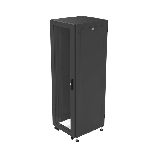 19" 37U Professional Cabinet for Networks with Standard Rack, Reinforced Glass door