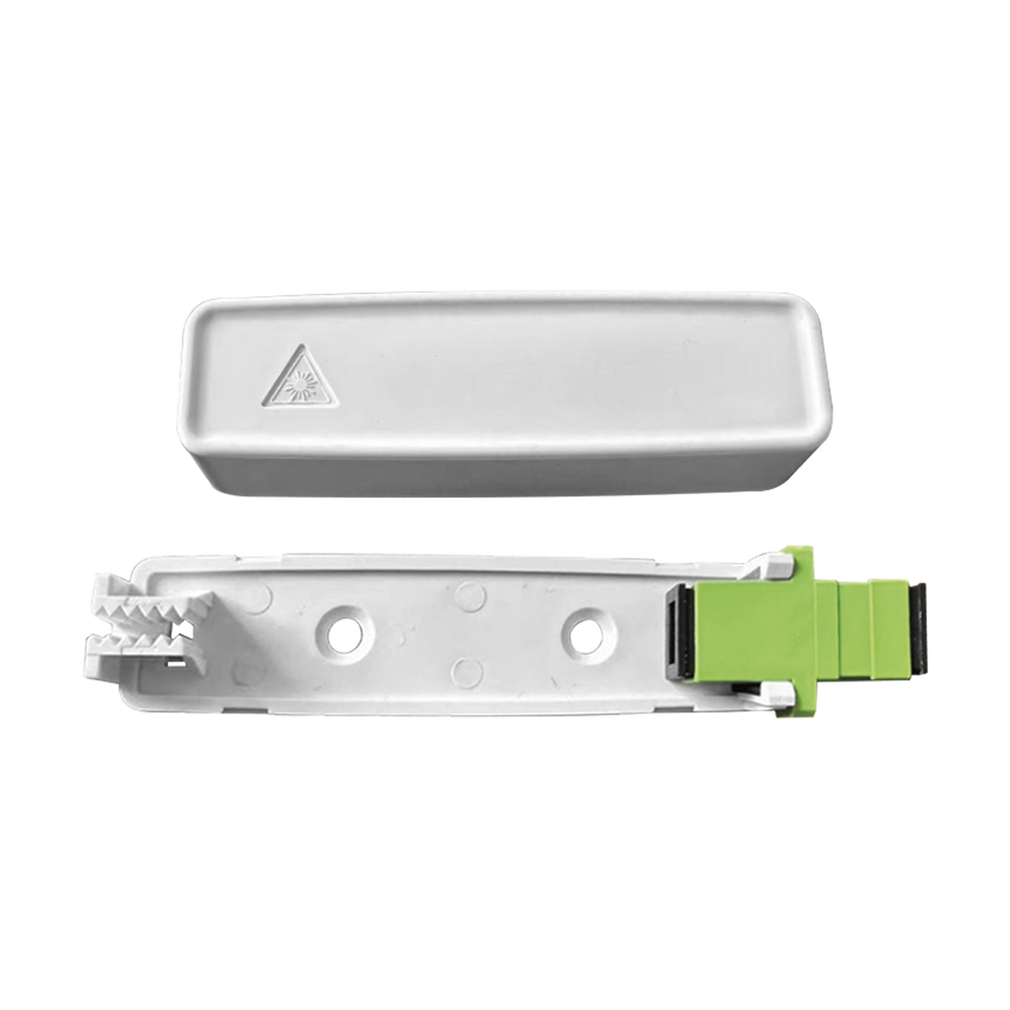 Mini Fiber Optic Terminal Box (Rosette) with a SC/APC Coupler, White color