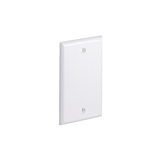 Blank Face Plate, Universal, White Color