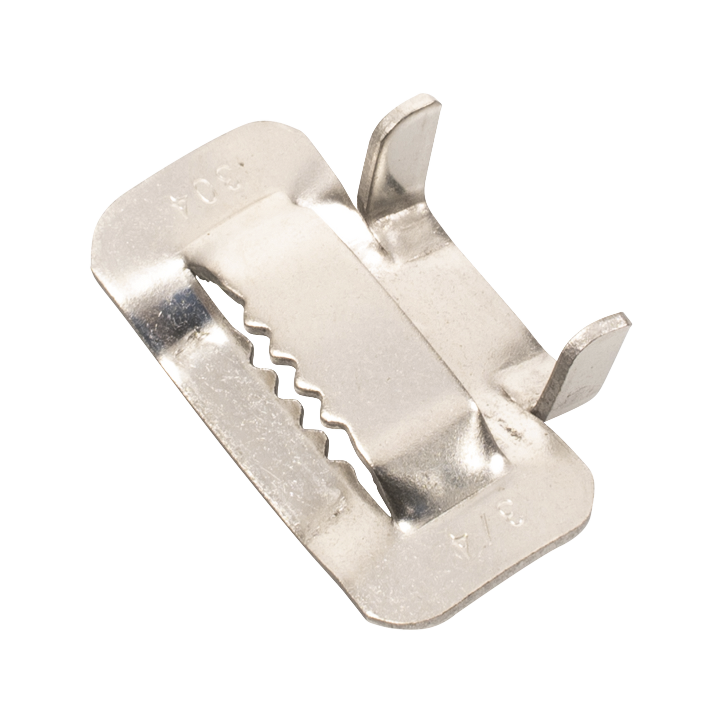 Stainless Steel Buckle Tooth Type, 3/4", 100 pieces