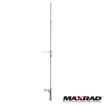 UHF/VHF Aluminum Omnidirectional Base Antenna, Frequency Range 144 - 174 MHz Vertical Collinear. 3dB at 250 W