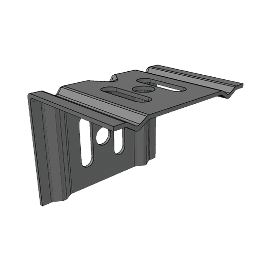 Wall Mounting Bracket, 1.97in (50 mm) , Zinc Electro-plated