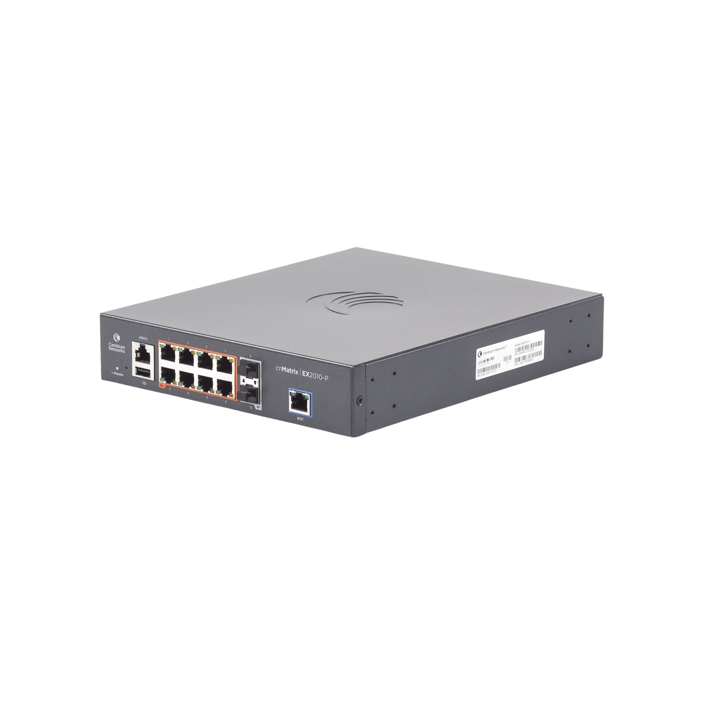 (MX-EX2010PXA-U) Switch POE cnMatrix / 8 puertos inteligentes GB / 2 SFP / Administración desde la Nube