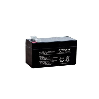 Backup battery / 12V, 1.2 Ah / UL / AGM-VRLA technology / For use in electronic equipment Intrusion alarms / Fire / Access control / Video Surveillance / F1 Terminals