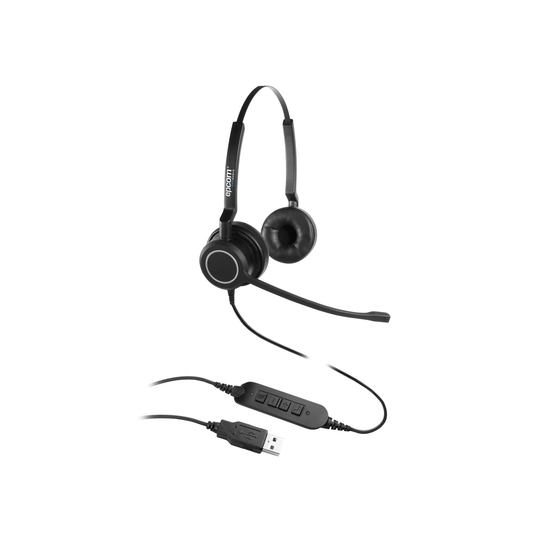 ProA Duo Headset, HD Audio, Noise Cancelling Microphone, USB Connection