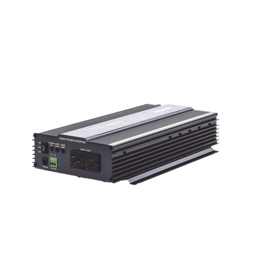 Pure Power Inverter, 1000 W, Input 12 Vdc, Output 120 Vac 60 Hz, Heavy Duty