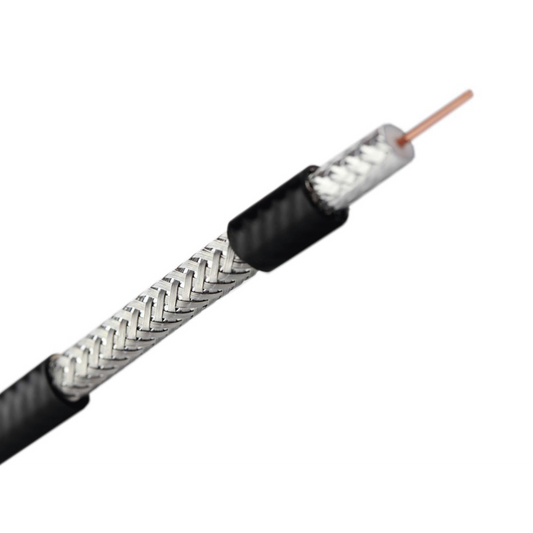 1000 ft (305 m) Wooden reel / RG6 coaxial cable / Type CCS / Optimized for HD / Outdoor