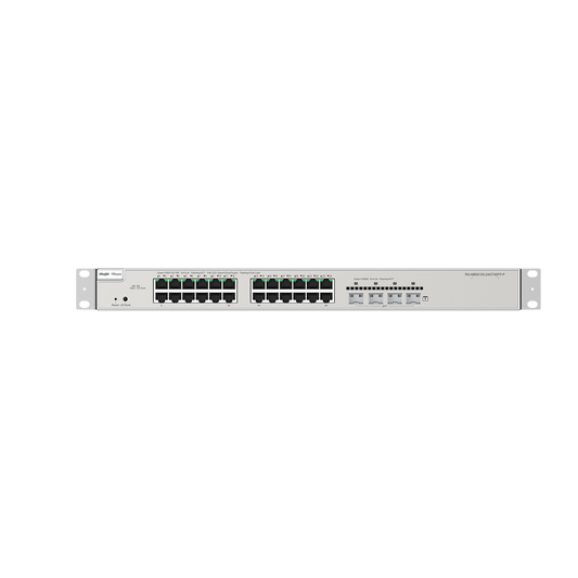 RG-NBS5200-24GT4XS-P, 24-port Gigabit Layer 3 PoE Switch, 4 SFP+ Uplink