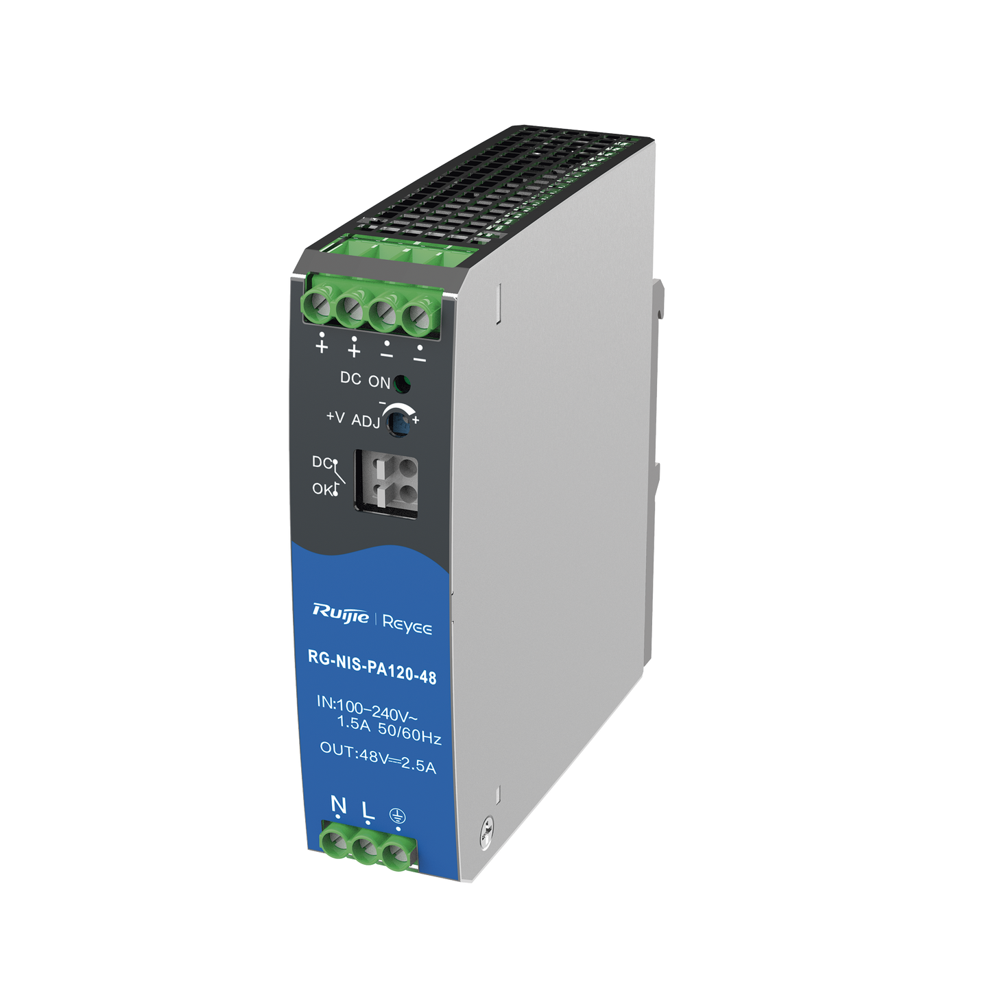 Industrial Power Supply AC/DC 120W Din-rail for Industrial Switch