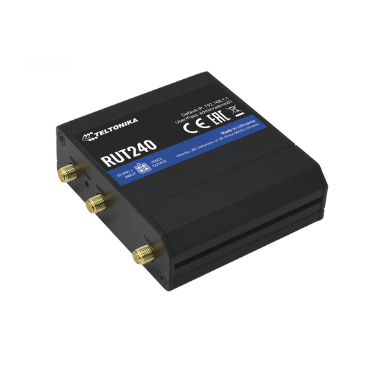 LTE Router, SIM Card Slot, 2 Ethernet Ports 10/100 Mbps, 2.4 GHz Wi-Fi, User-Friendly Interface, Bands B1, B2, B3, B4, B5, B7, B8, B28.