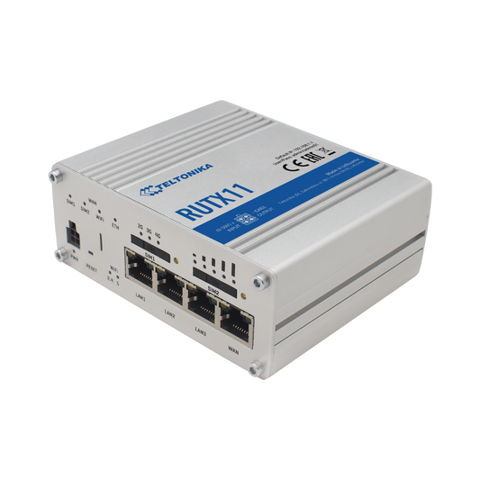 Industrial Cellular Router LTE (4.5) Cat6, up to 300Mbps, 4 Gigabit Ports, Wi-Fi Wave-2 802.11ac up to 867 Mbps, Dual-SIM, USB