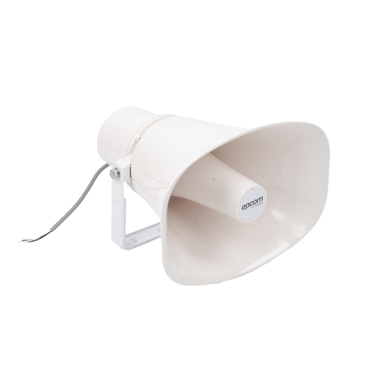 Outdoor Paging Horn Speaker | 15-30W | 100V | IP66 | ABS Body | Metal Bracket