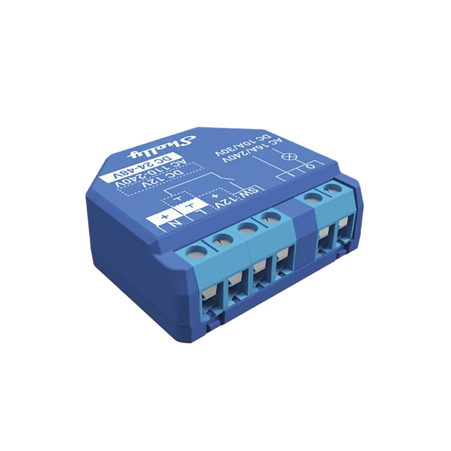 UL-certified WiFi-operated Smart Relay, 1 Channel 15A with Dry Contacts