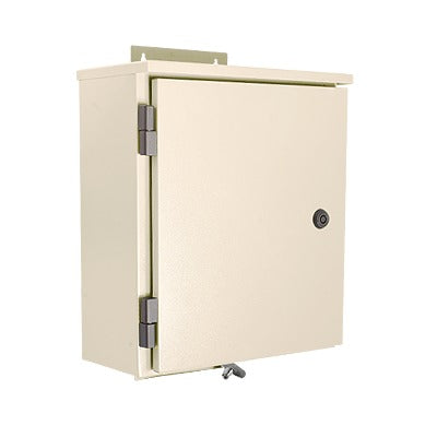 Outdoor Cabinet Box, Wall or Pole Mounting (13.97 x 15.98 x 6.69 in)