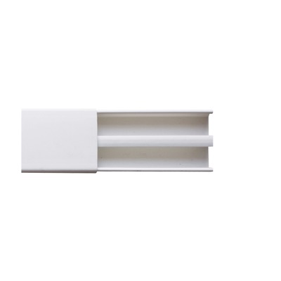 Surface Raceway White Dual Channel, 48 mm x 16 mm x 2.5 m Section (6101-01250)